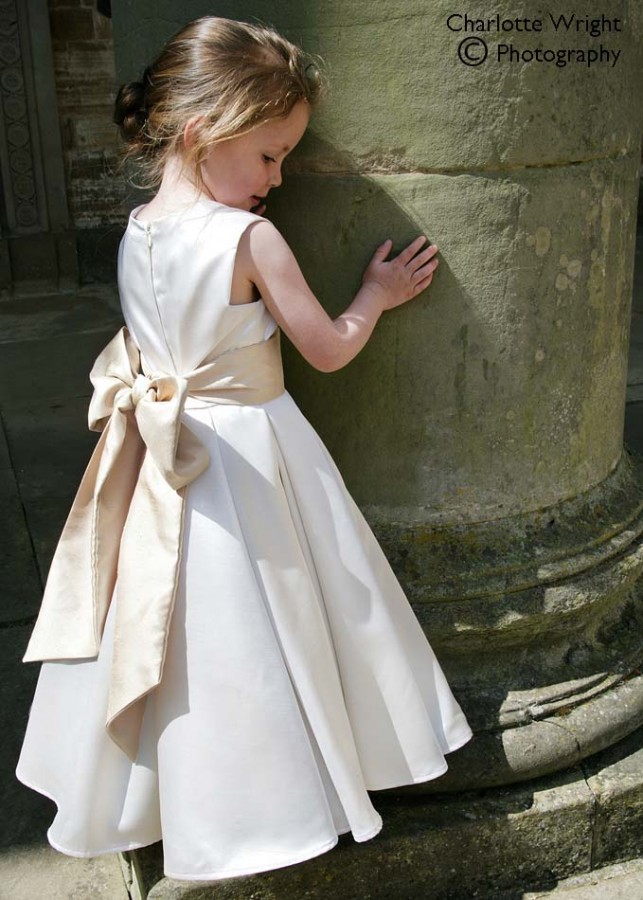 Flower Girl & Page Boy Photoshoot, clothes by Village Brides of Long Compton